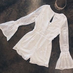 Lace romper